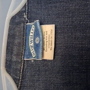 Blue willis denim duster